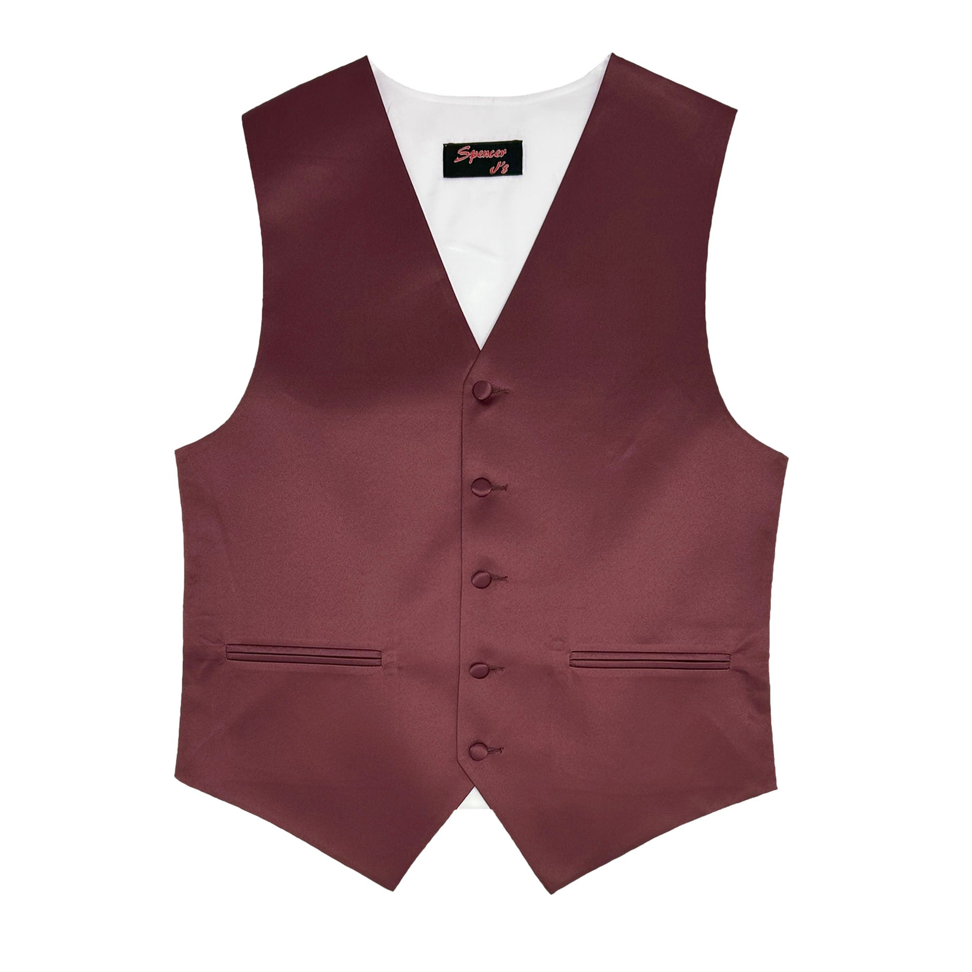 Men’s Desert Rose Satin Vest - Upscale Men's Fashion