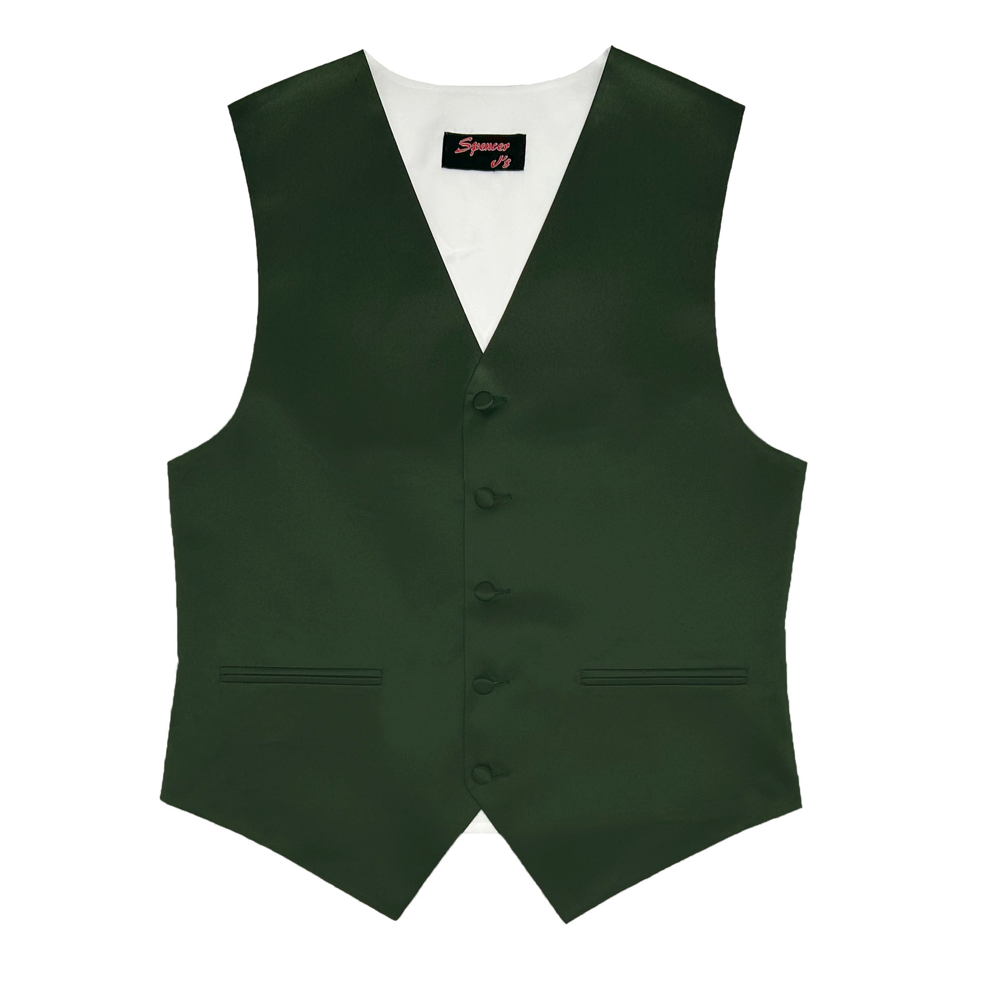 Men’s Eucalyptus Satin Vest - Upscale Men's Fashion