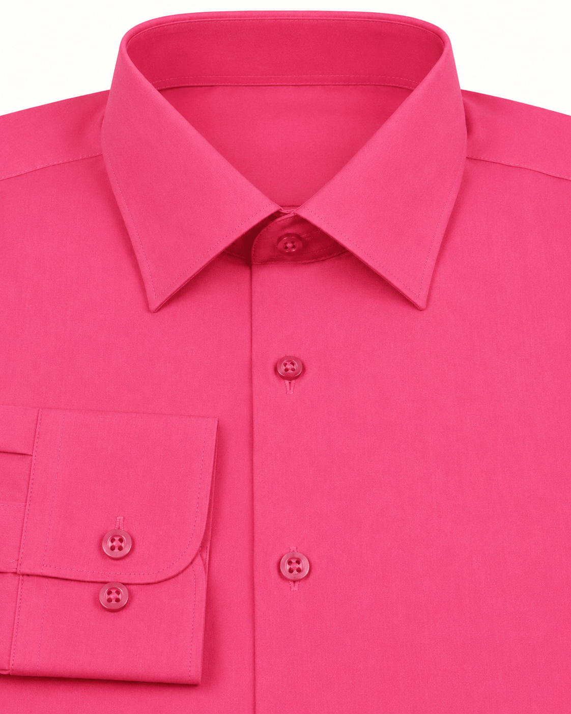 Men's Slim Fit Dress Shirt Color Fuchsia - Upscale Men's Fashion