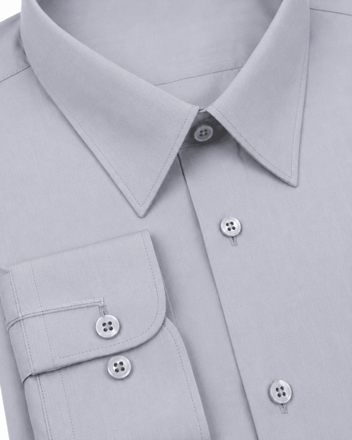 Men's Slim Fit Dress Shirt Color Gray - Upscale Men's Fashion