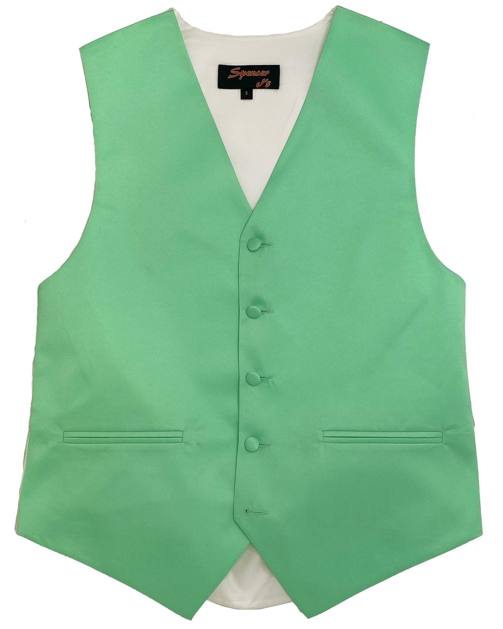 Men’s Sherbert Satin Vest - Upscale Men's Fashion