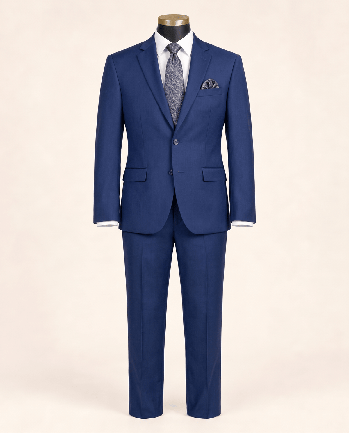 Men’s Twilight Blue Regular Executive Fit 2-Piece Suit – Ravello Collection - Upscale Men's Fashion
