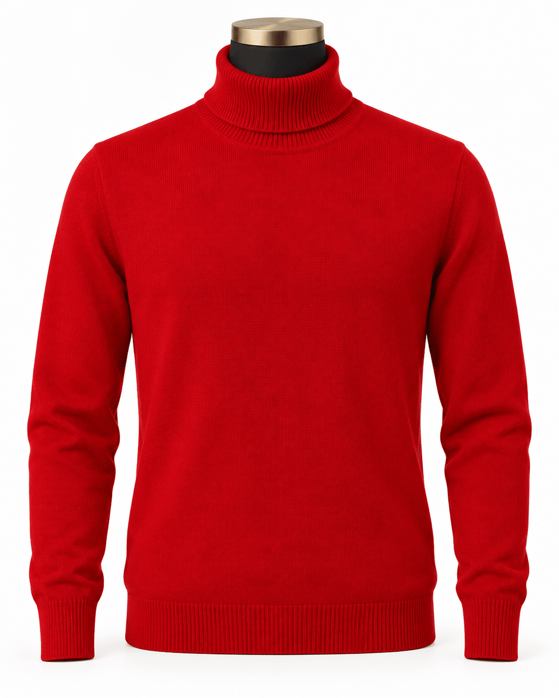 Men's Turtleneck Sweater color Red - Upscale Men's Fashion