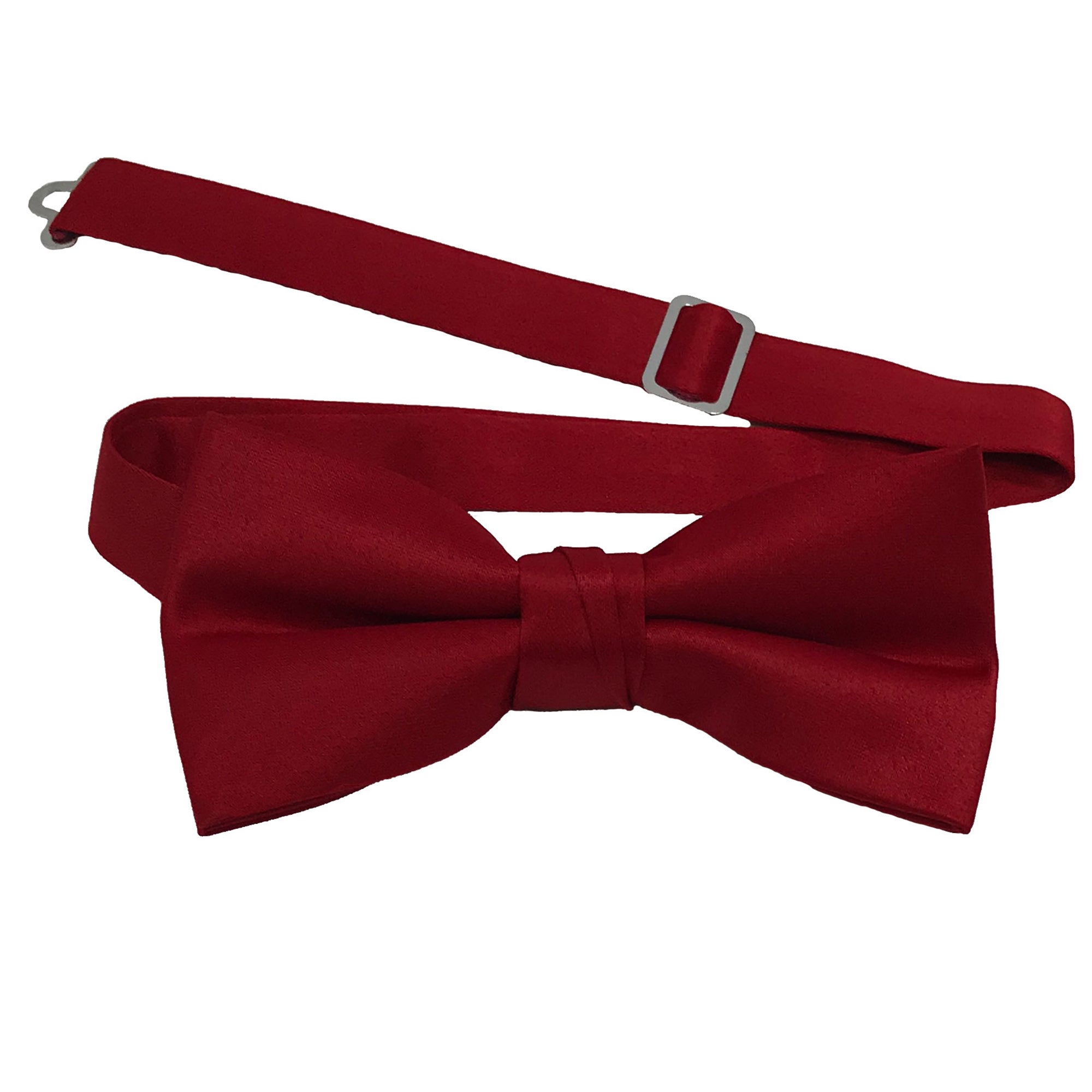 Men's Apple solid satin pre-tied bow tie