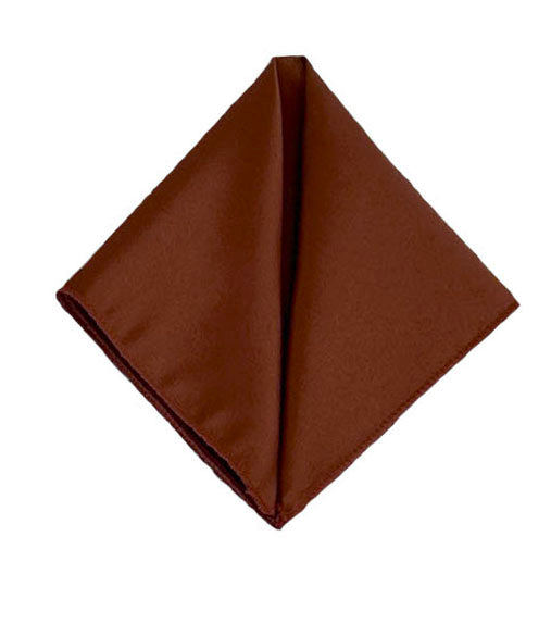Men's Auburn Solid Satin Pocket Square