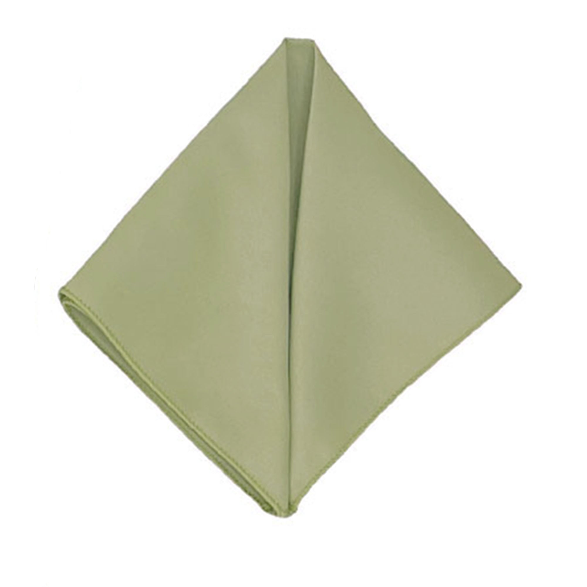 Men's Dusty Sage Solid Satin Pocket Square