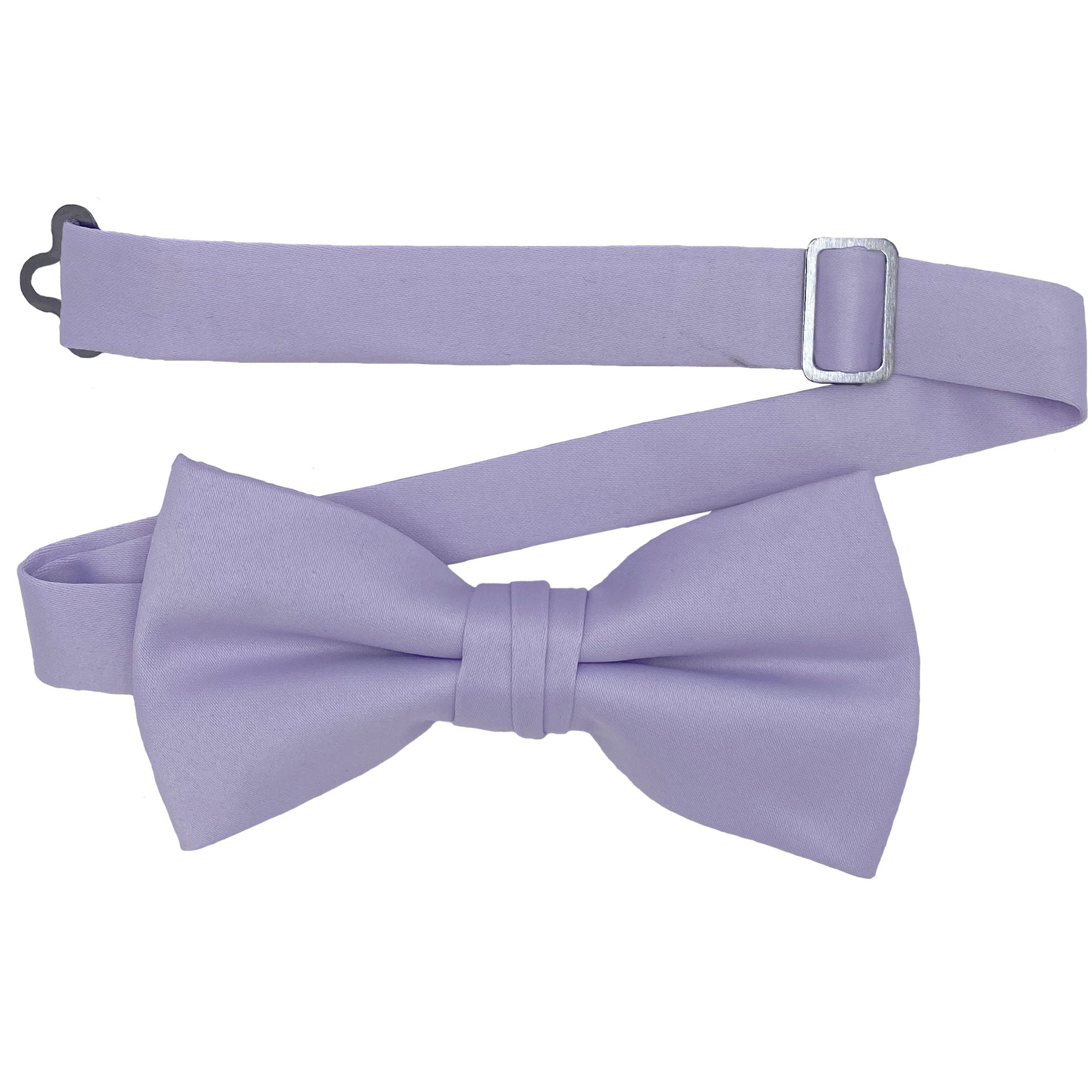 Men's Iris solid satin pre-tied bow tie