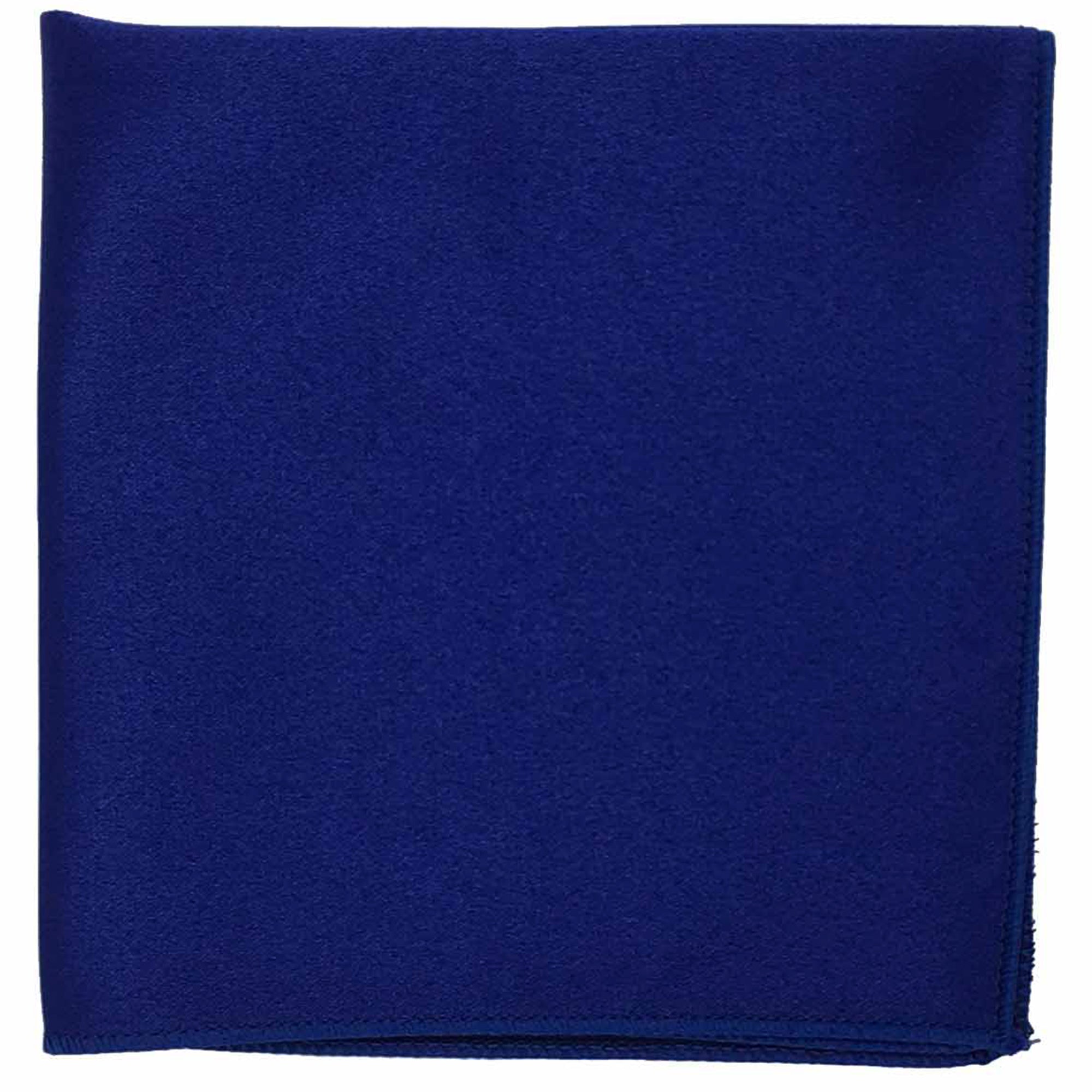 Men's Royal Solid Satin Pocket Square