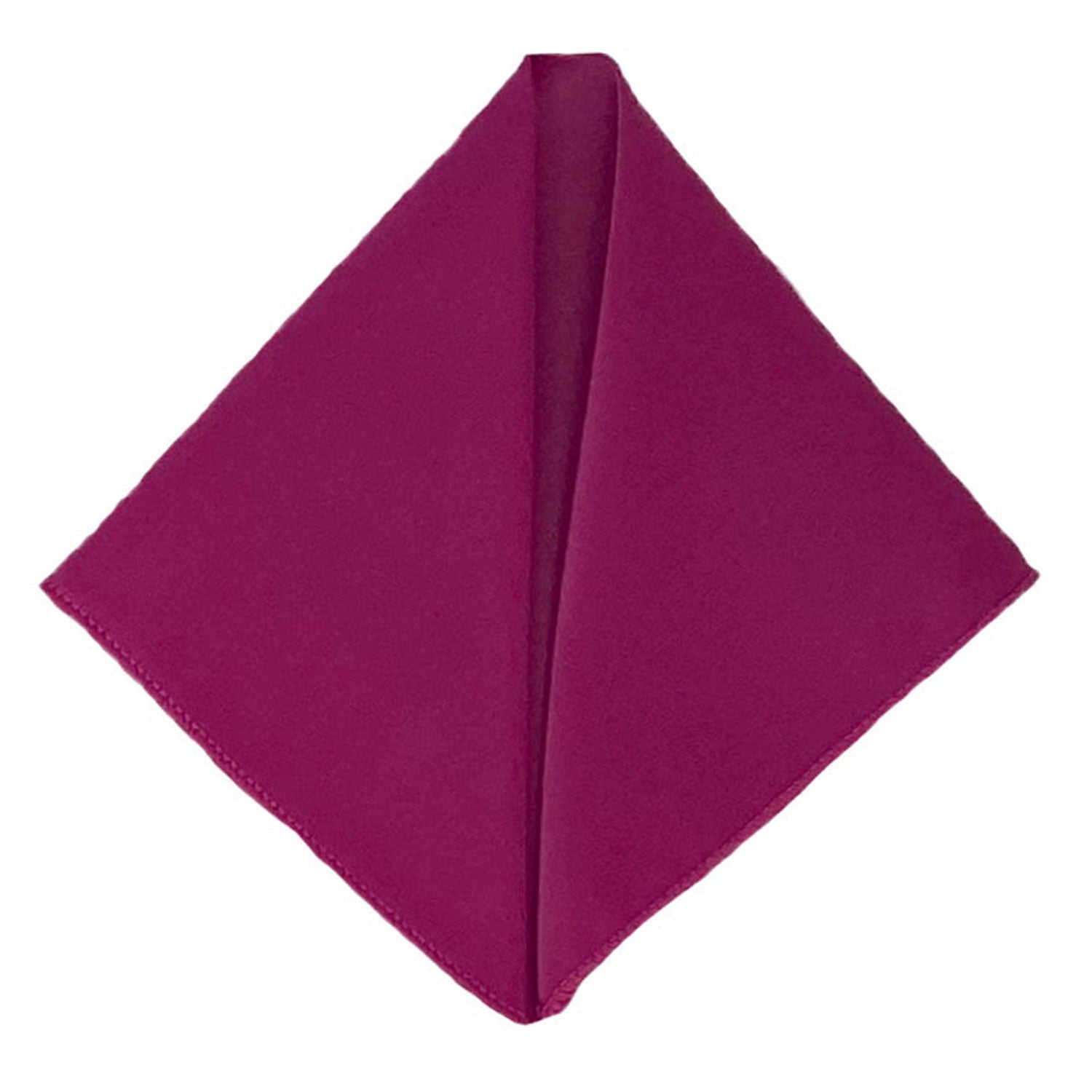 Men's Sangria Solid Satin Pocket Square