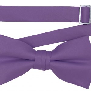 Men's Tahiti solid satin pre-tied bow tie