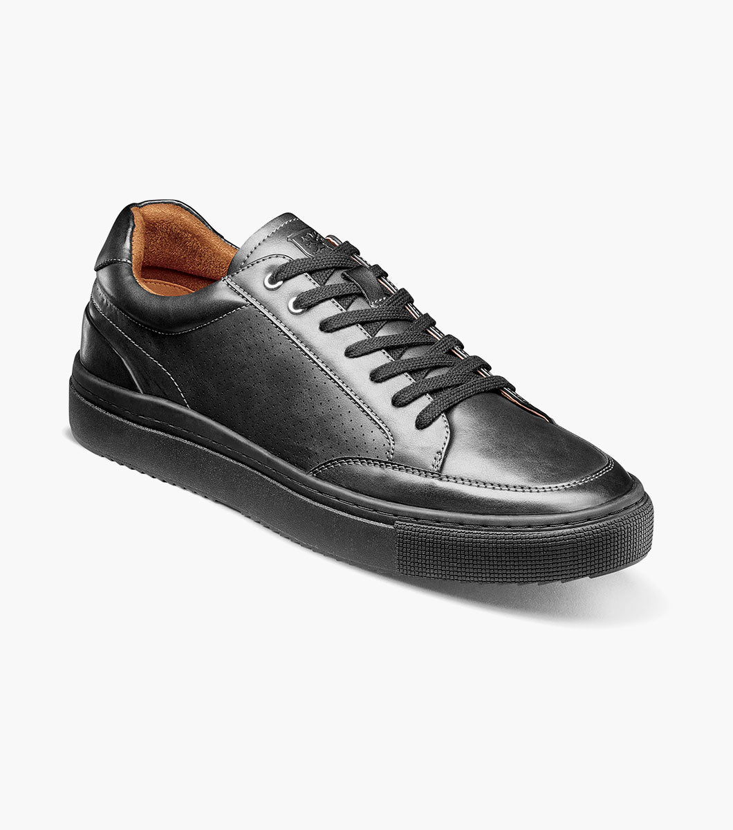 Stacy Adams Dorian Lace-To-Toe Sneaker – Black Smooth - Upscale Men's Fashion