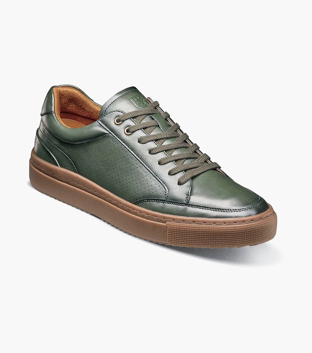 Stacy Adams Dorian Lace-To-Toe Sneaker – Green - Upscale Men's Fashion