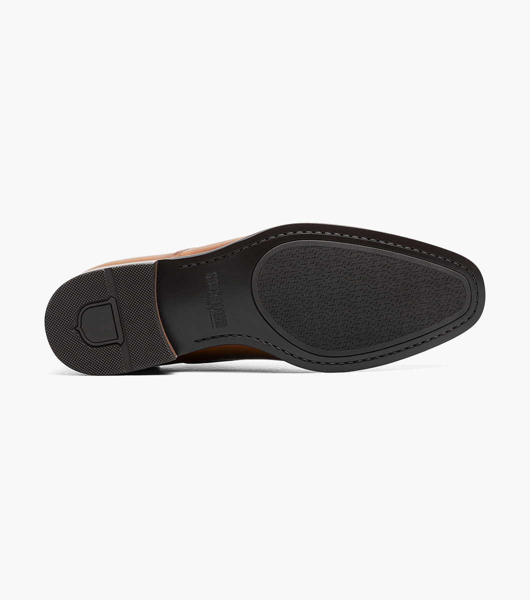 Stacy Adams Lawton cognac moc toe bit slip-on shoes view 4