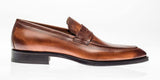 AMBERES LOAFER by JOSE REAL Made in Italy-Color cognac - Upscale Men's Fashion