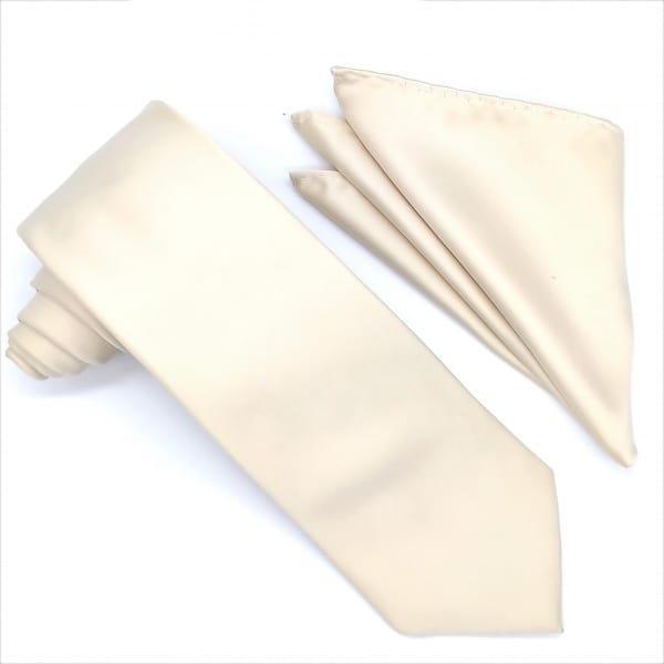 Bone Tie and Hanky Set - Upscale Men's Fashion