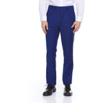 Ferera Collection-Men's 3 Piece Modern Fit Suit Color French Blue - Upscale Men's Fashion