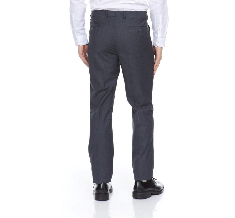 Ferera Collection-Men's 3 Piece Modern Fit Suit Color Gray - Upscale Men's Fashion