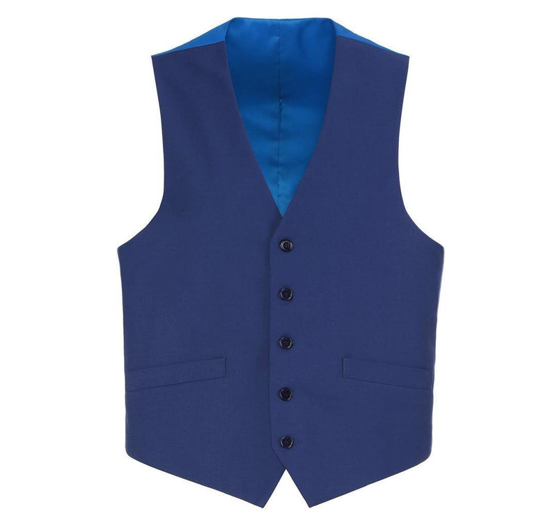 French Blue Suit Separates Vest - Upscale Men's Fashion