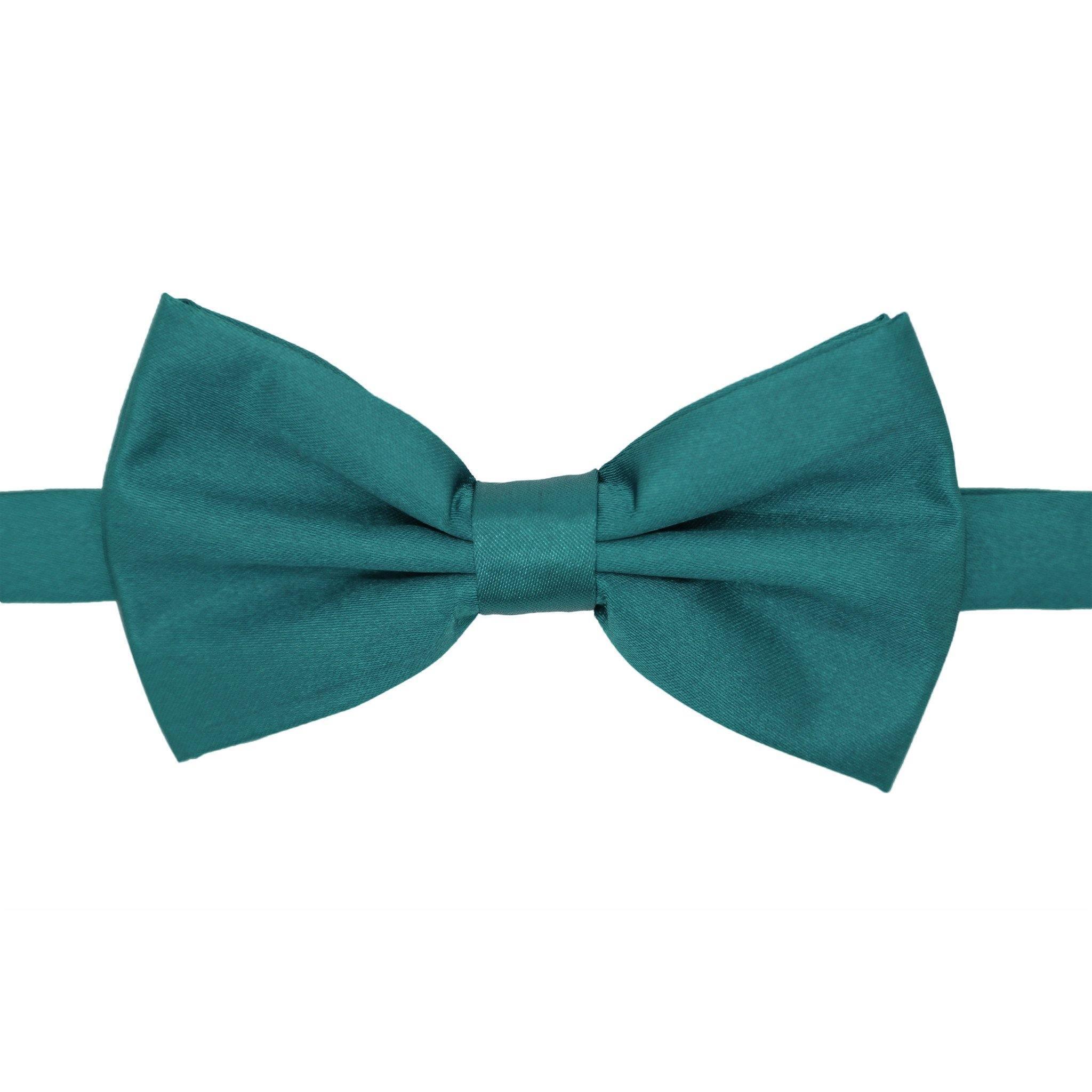 Gia Indigo Satin Adjustable Bowtie - Upscale Men's Fashion