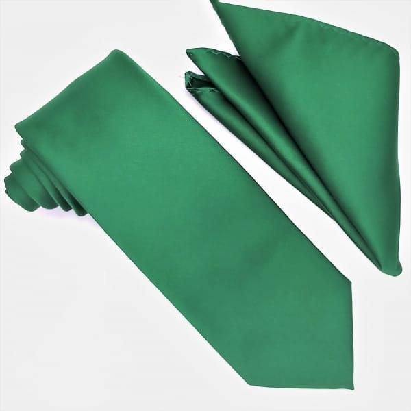 Green Tie and Hanky Set - Upscale Men's Fashion