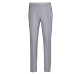 Grey Flat Front Pants - Upscale Men's Fashion