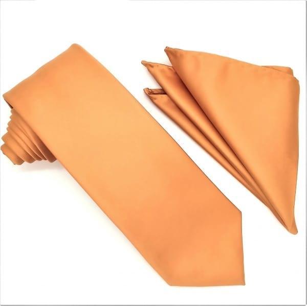 Melon Tie and Hanky Set - Upscale Men's Fashion