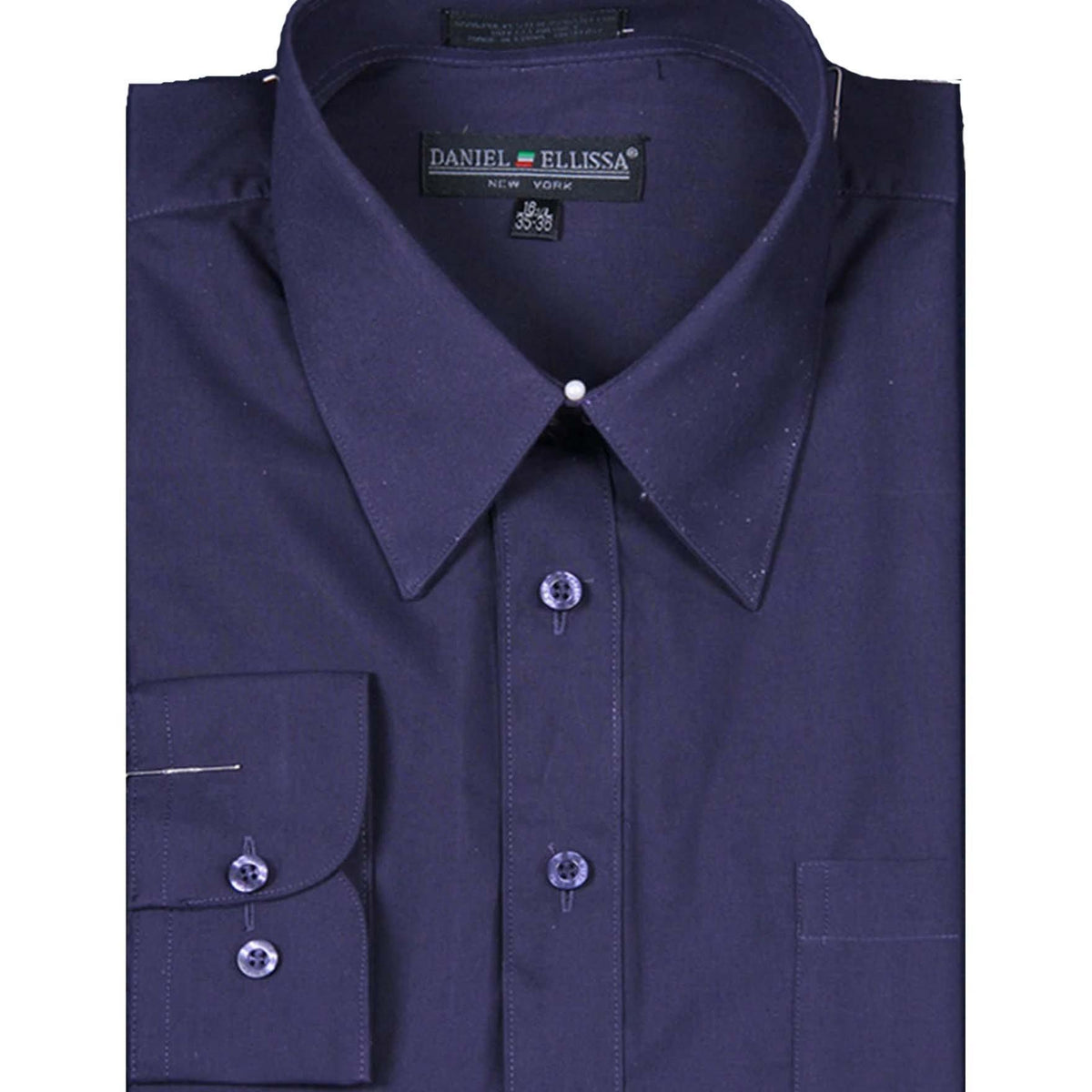 Men's Basic Dress Shirt with Convertible Cuff -Color Plum Men's Basic Dress Shirt with Convertible Cuff -Color Plum