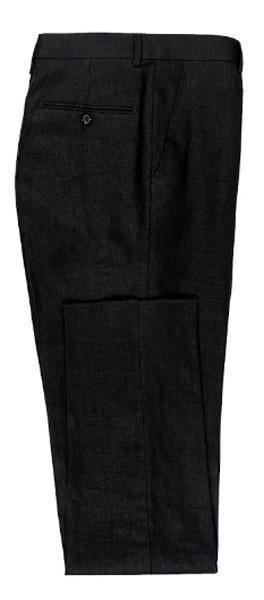 Men's Black 2 Piece Linen Suit - Upscale Men's Fashion