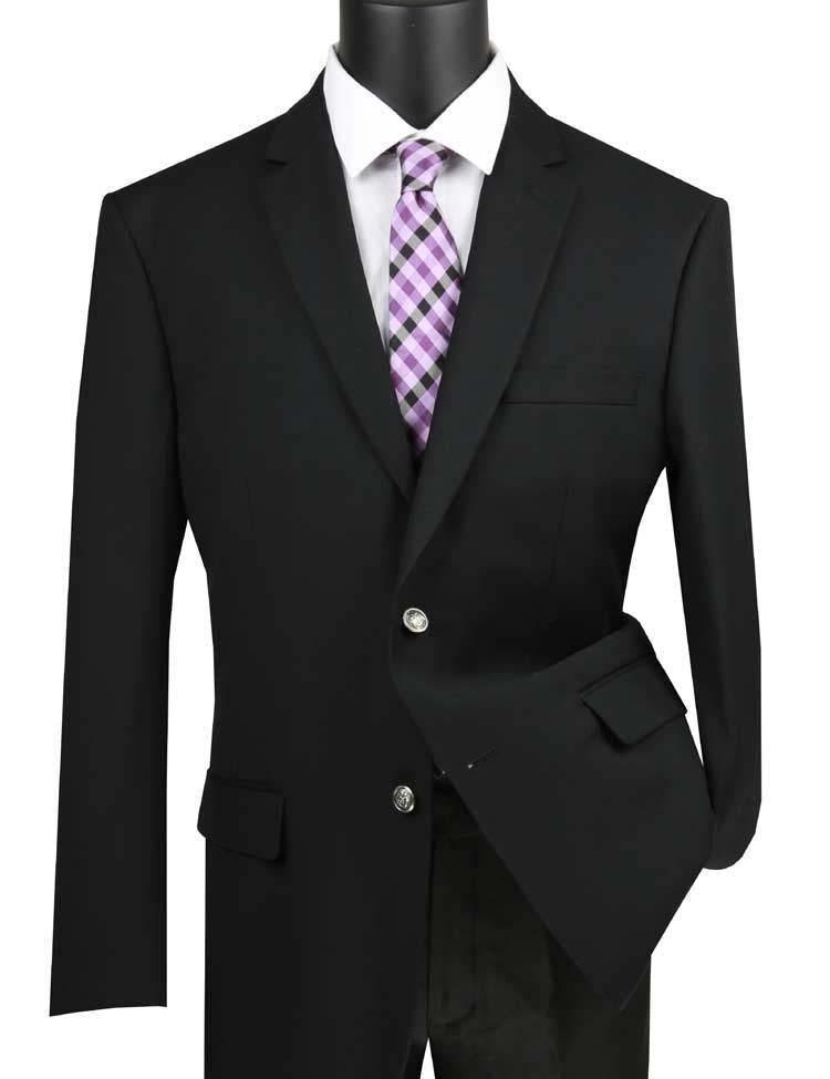 Men's Blazer Regular Fit Color Black - Upscale Men's Fashion