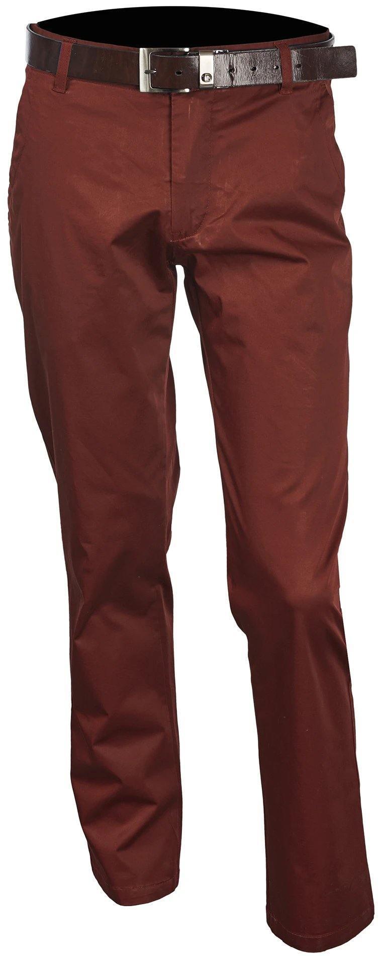 Men's Chino Casual Pants color Burgundy - Upscale Men's Fashion