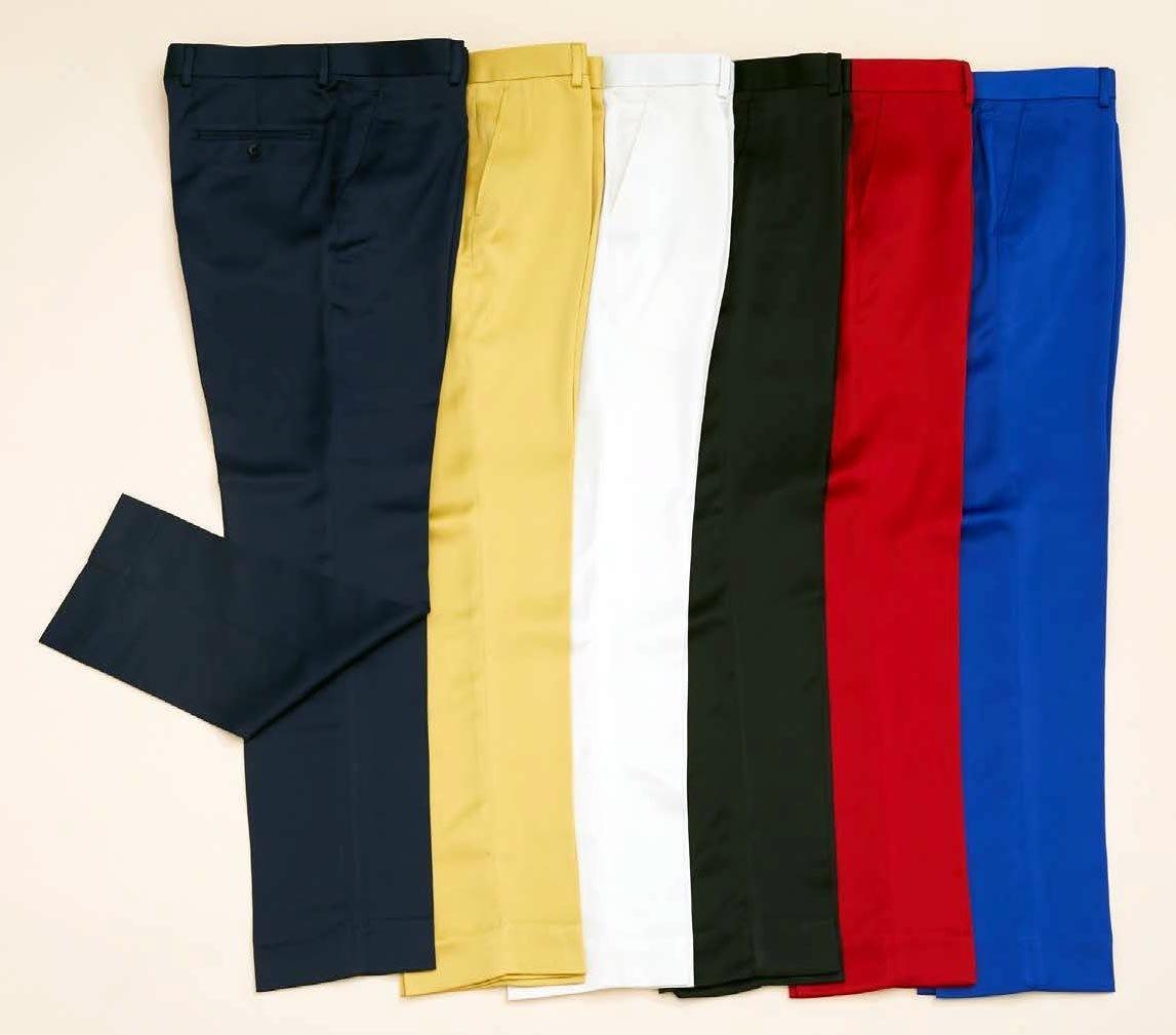 Men's Slim Fit Satin Pants - Upscale Men's Fashion