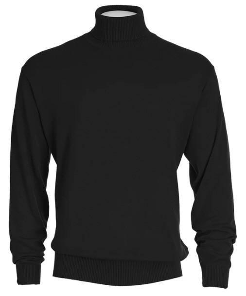 Men's Turtleneck Sweater color Black - Upscale Men's Fashion