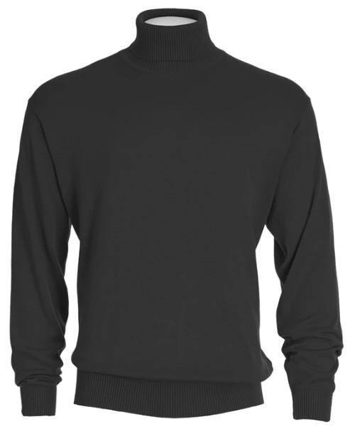 Men's Turtleneck Sweater color Charcoal - Upscale Men's Fashion