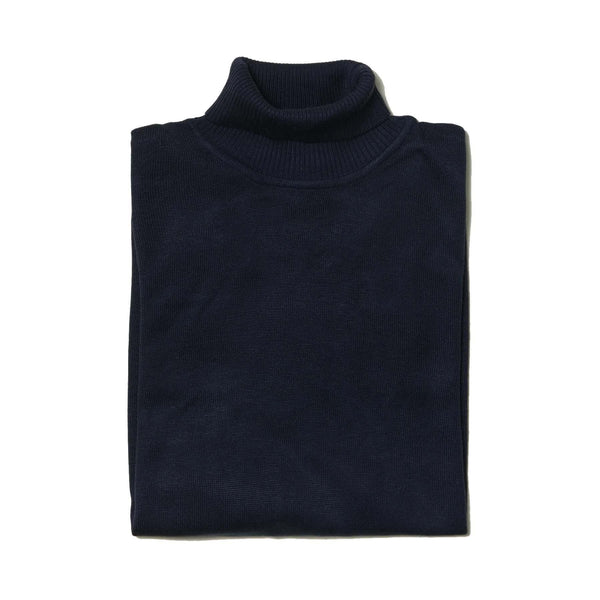 Men's Turtleneck Sweater color Navy - Upscale Men's Fashion