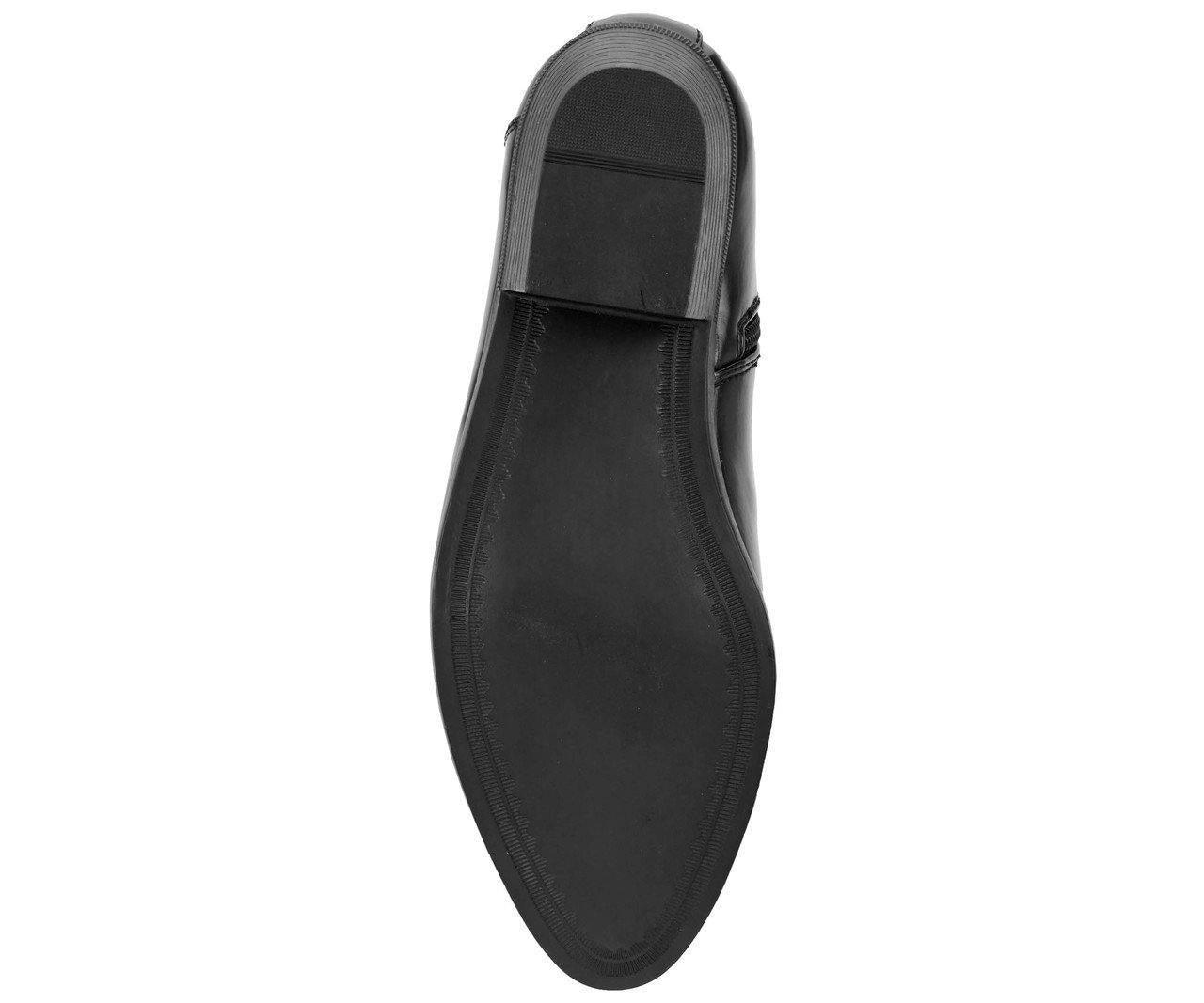 Men's Western Low Cut Dress Boot Color Black - Upscale Men's Fashion