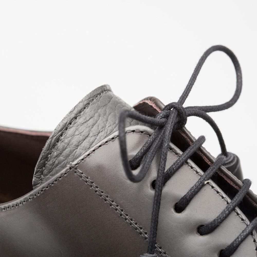 Mezlan Soka Grey Cap Toe Shoes - Upscale Men's Fashion