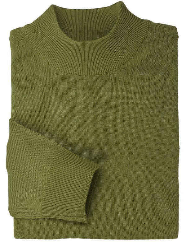 Mock Neck Sweater Color Olive