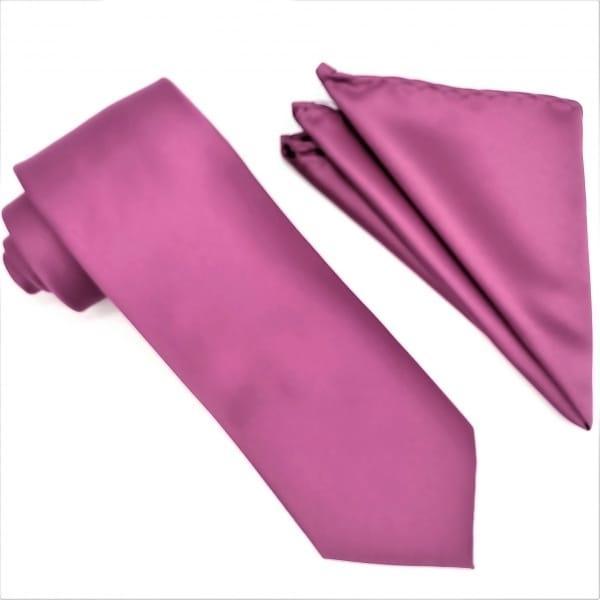 New Rose Tie and Hanky Set - Upscale Men's Fashion