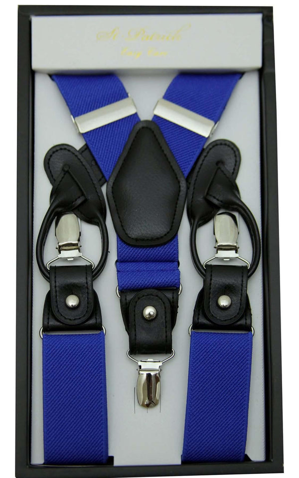 Royal Convertible Suspender Clip & Button - Upscale Men's Fashion