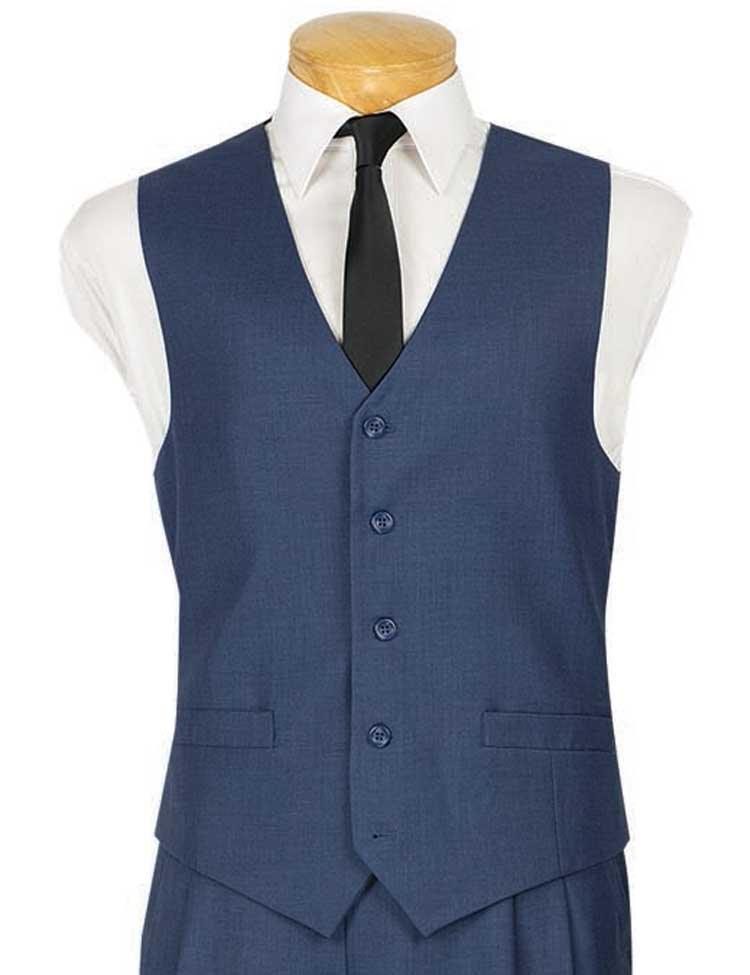 Suit Separates Blue Vest - Upscale Men's Fashion